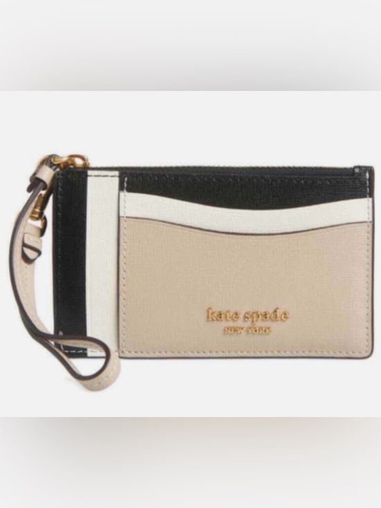 kate spade Accessories - kate spade Morgan Colorblocked Card Case Wristlet